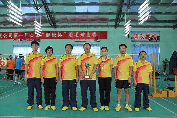 2013年9月全局第一届羽毛球比赛团体冠军